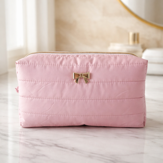 Sherbet Puffy Bow Carry-All Bag