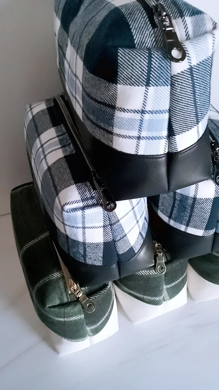 Lux Flannel Toiletry Bag