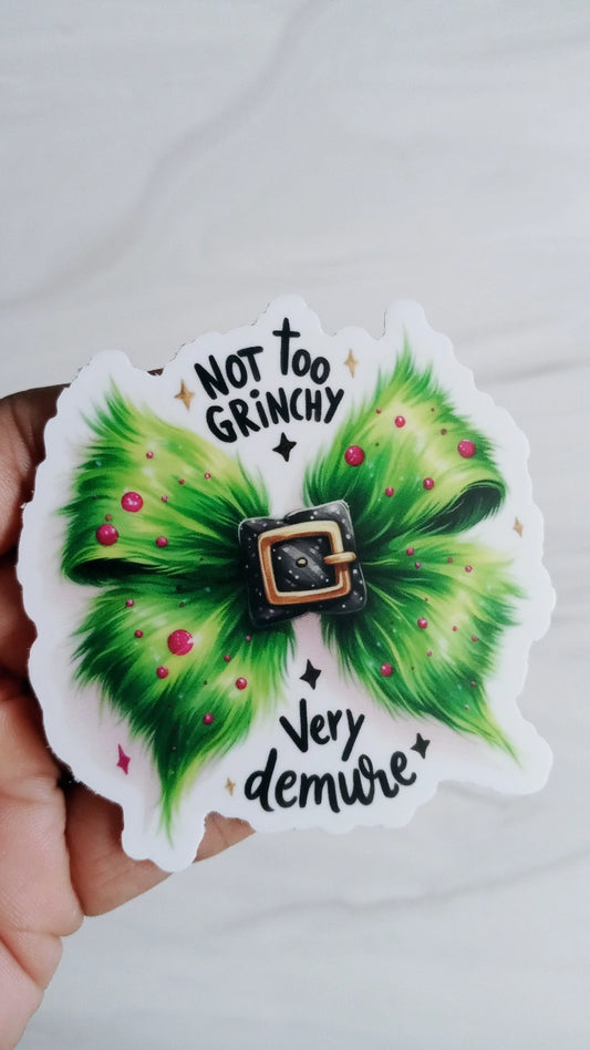 GRINCHY, Very Demure Stickers