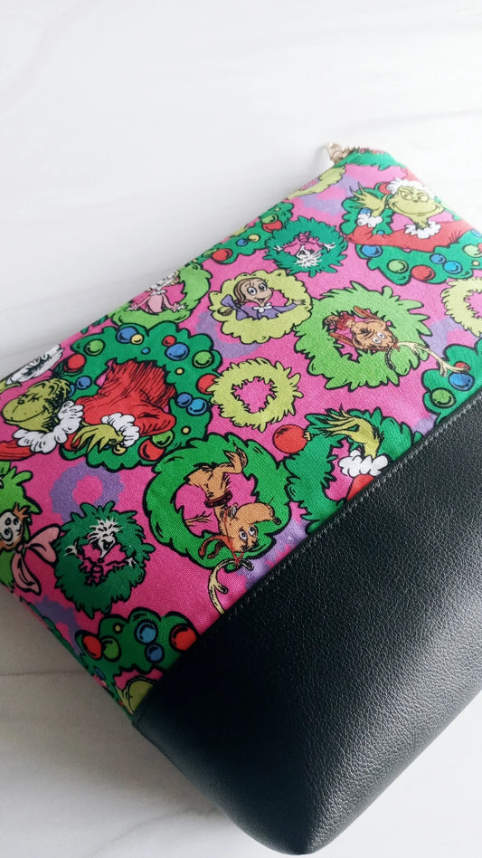 GRINCHY large zip bag