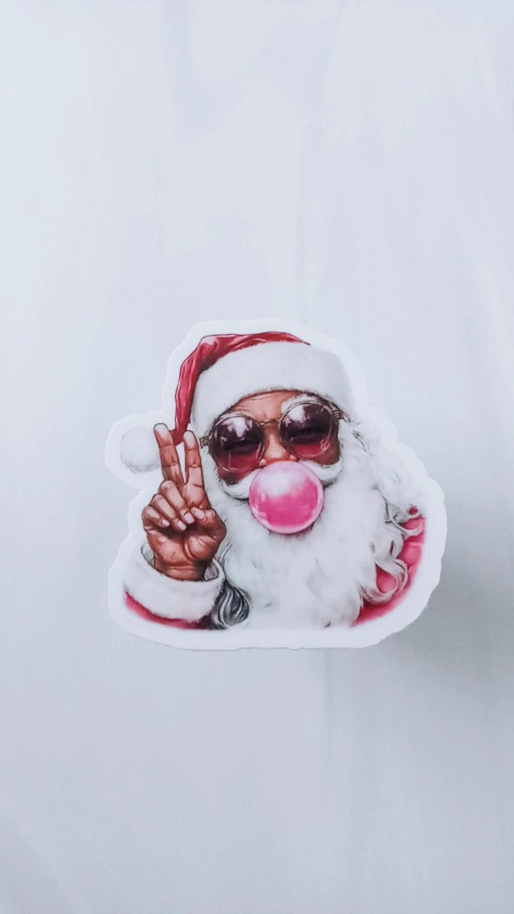 Bubble Gum Santa (Mug/Stickers)