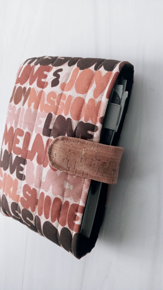 Bubble Letters Moterm Planner Cover