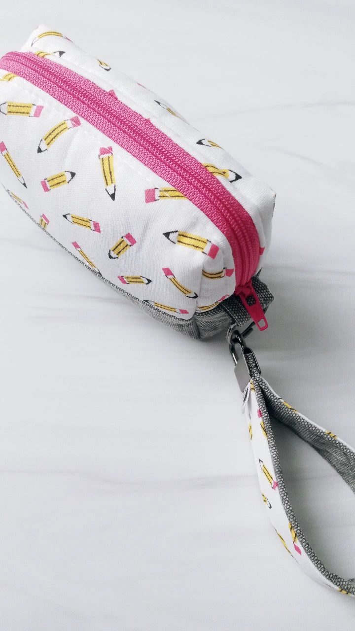 Pencil Perfect Bag Charm w/Small Fob