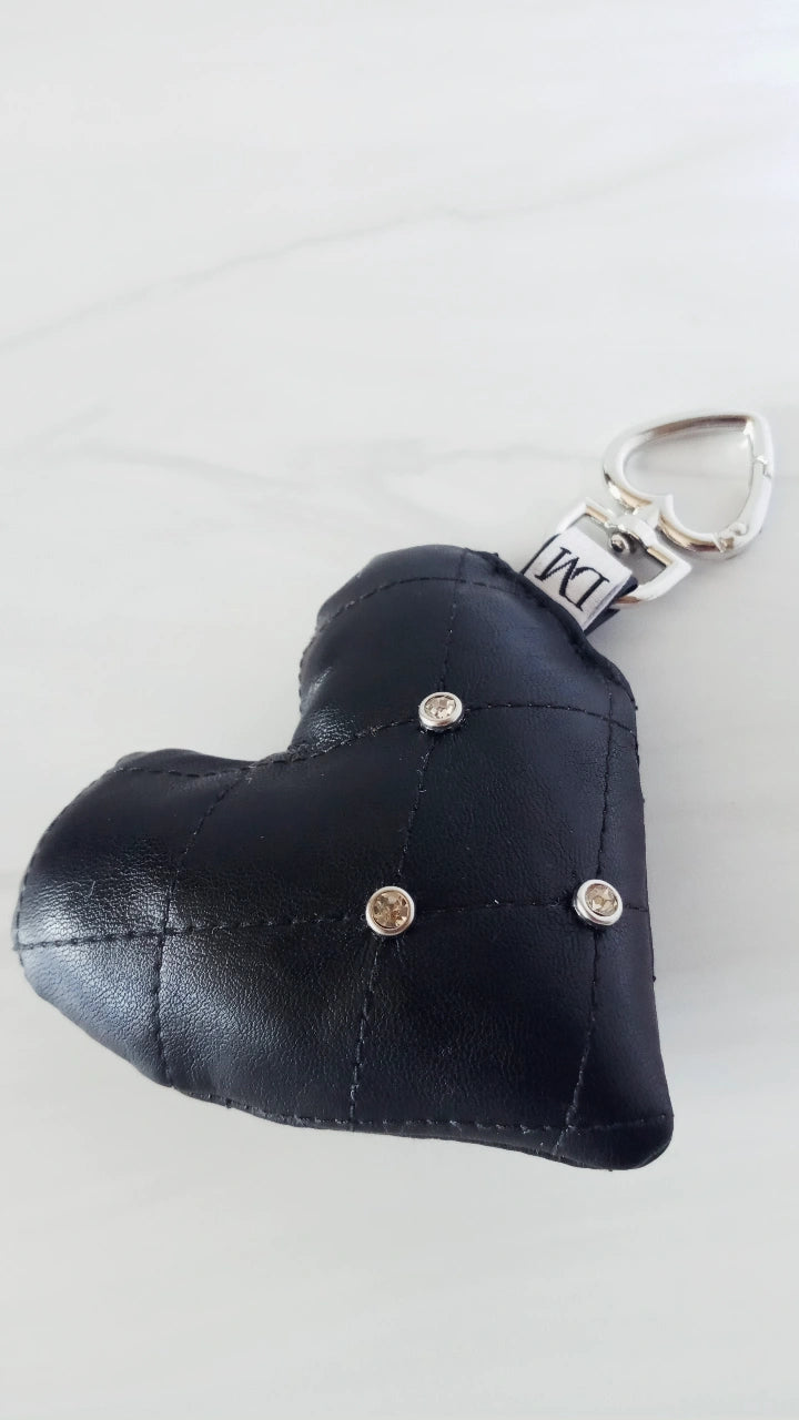 Studded Heart Charm