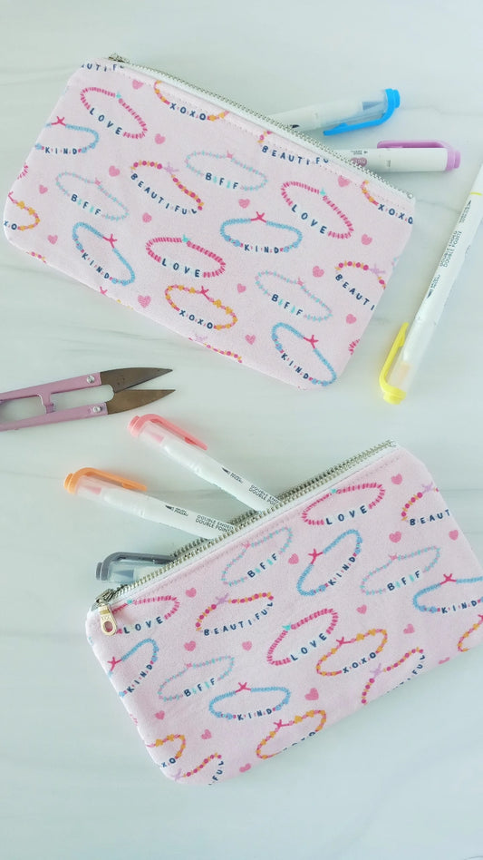 Friendship Bracelet Basic Zip Pouch