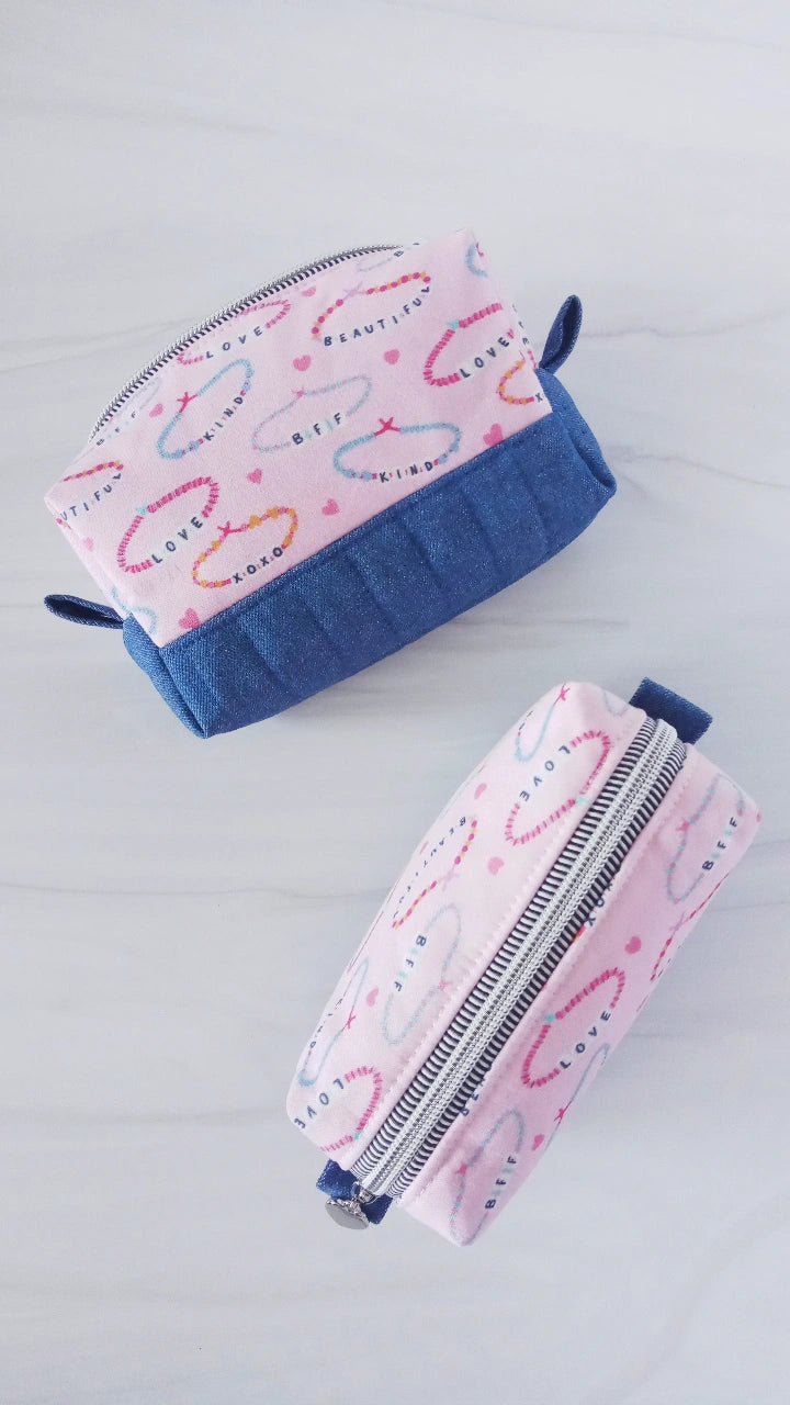 Friendship Bracelet Boxy w/Denim