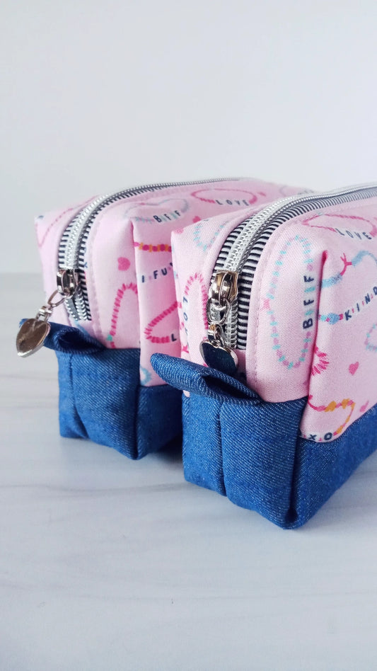 Friendship Bracelet Boxy w/Denim