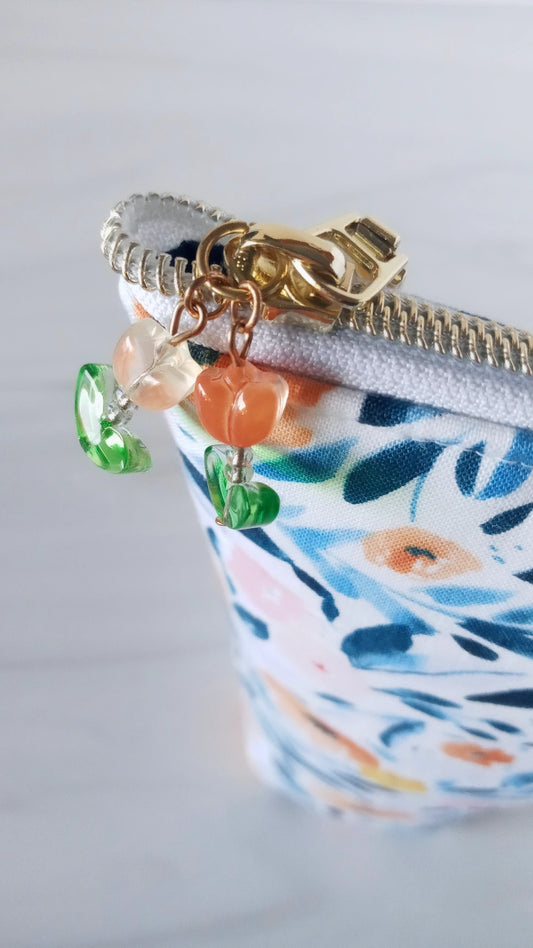 Blue Berry Floral 2 in 1 Stand Up Pouch