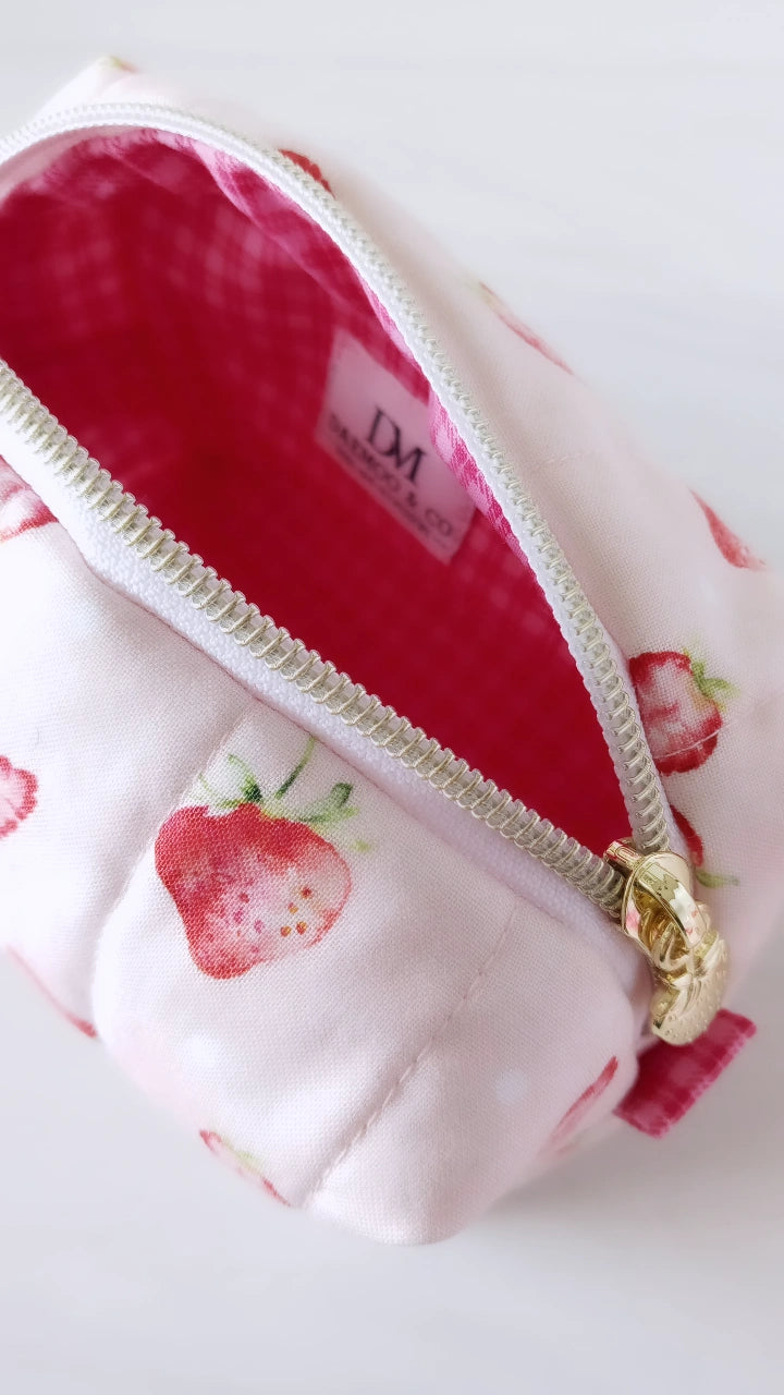 Strawberry Boxy Carry-all (small)