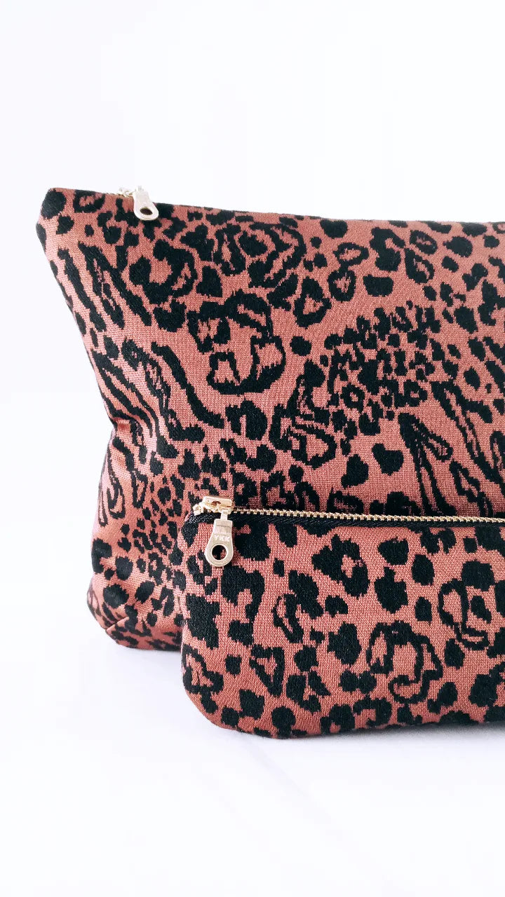 Tiger print clutch hot sale