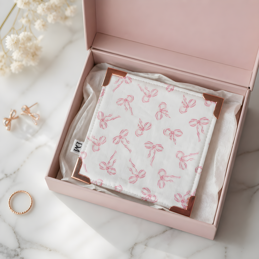 Pink Bows Coaster