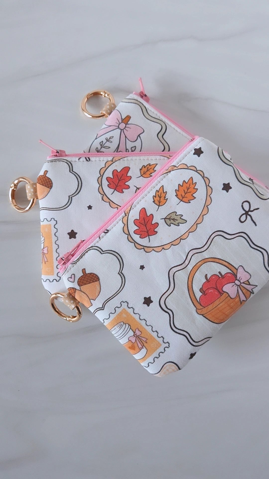 Coquette Cozy Fall  (adjustable book cover & pouch set)