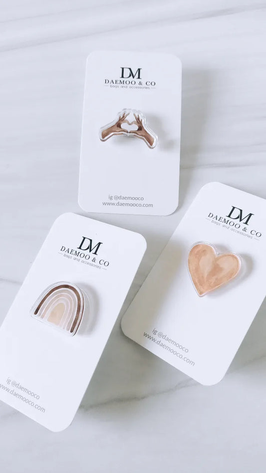 Love Acrylic Pins