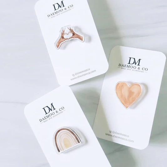 Love Acrylic Pins