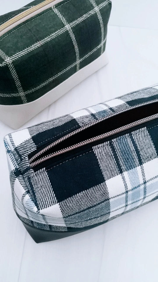 Lux Flannel Toiletry Bag