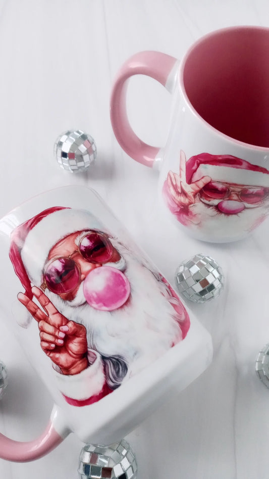 Bubble Gum Santa (Mug/Stickers)