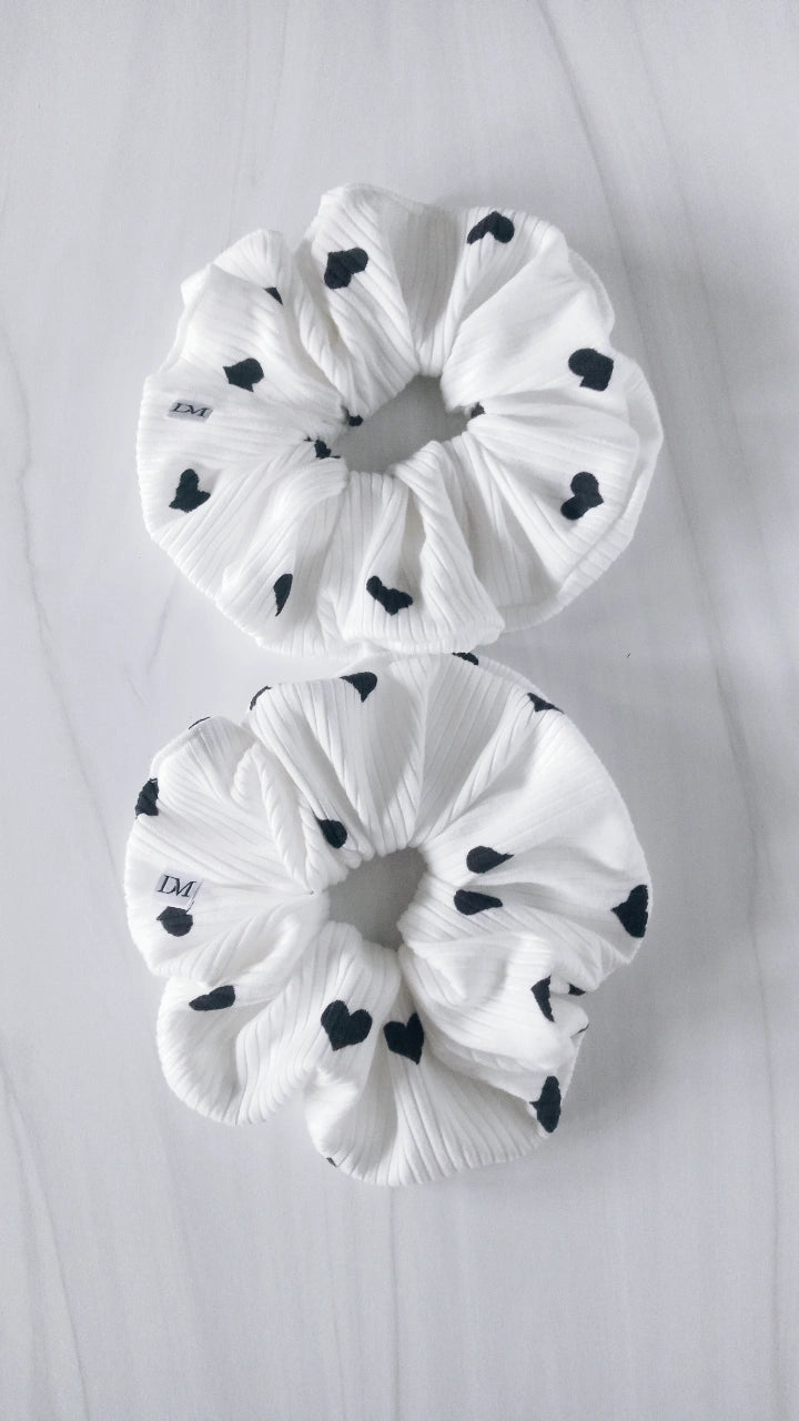 Deck of Hearts Scrunchie