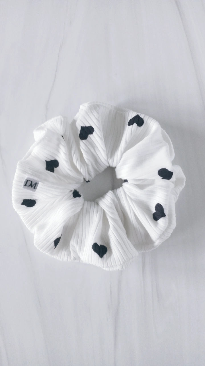 Deck of Hearts Scrunchie