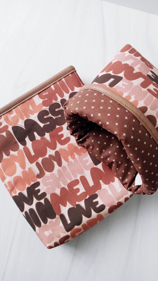 Bubble Letters Book Sleeve