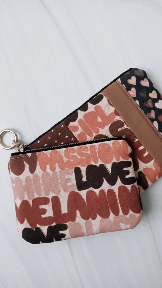 Bubble Letters Pouch Set