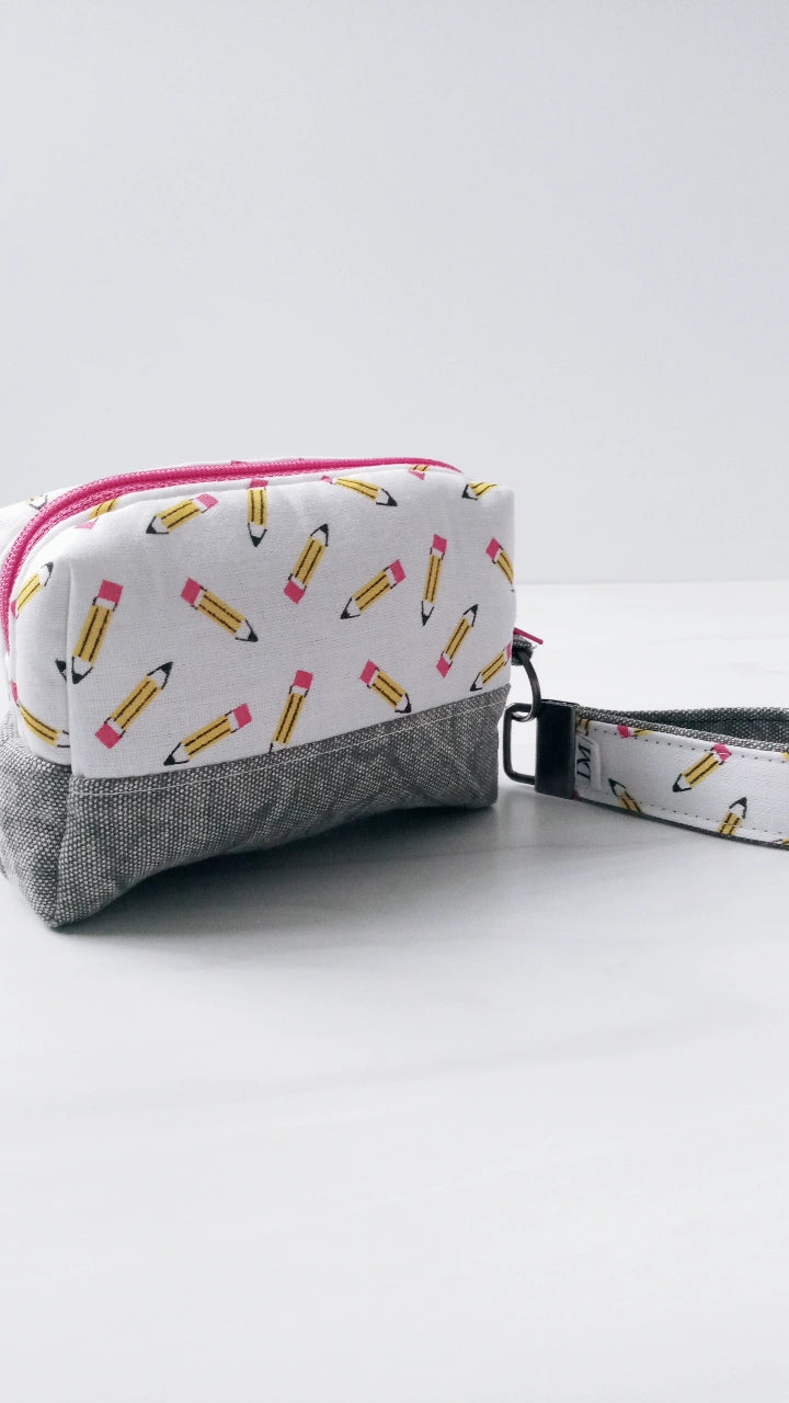Pencil Perfect Bag Charm w/Small Fob