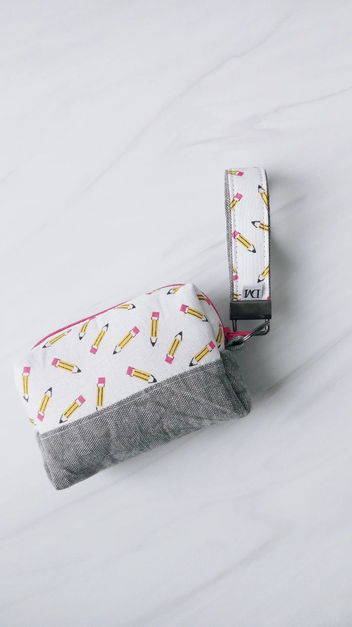 Pencil Perfect Bag Charm w/Small Fob