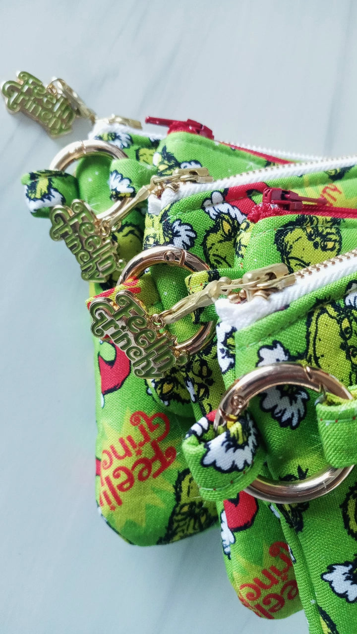Feeling Grinchy Pouch Charm Set
