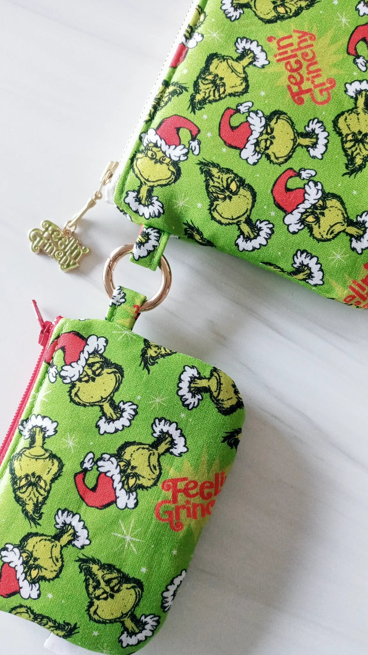 Feeling Grinchy Pouch Charm Set