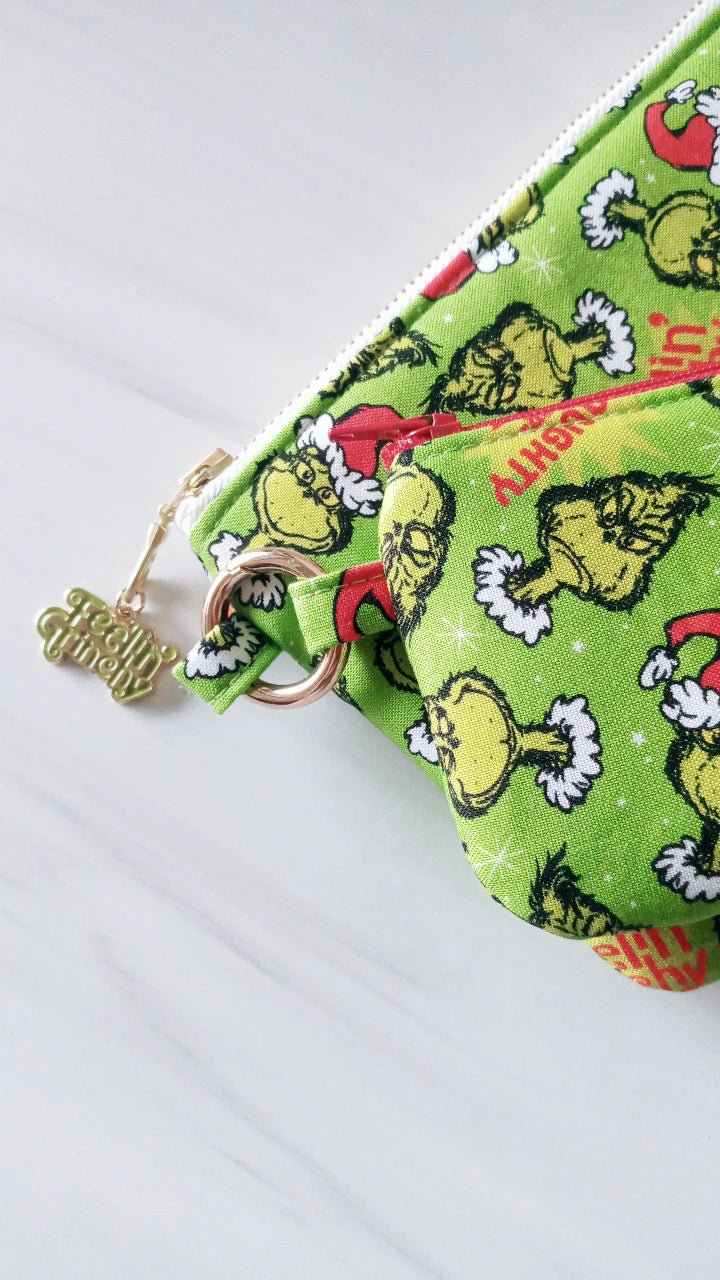 Feeling Grinchy Pouch Charm Set