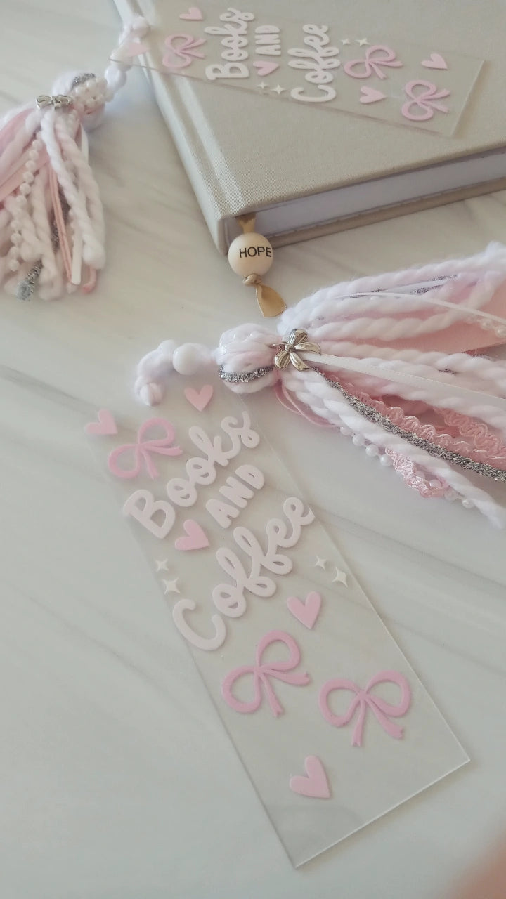 Books and Coffee Bookmarker