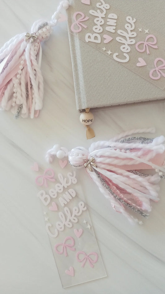 Books and Coffee Bookmarker