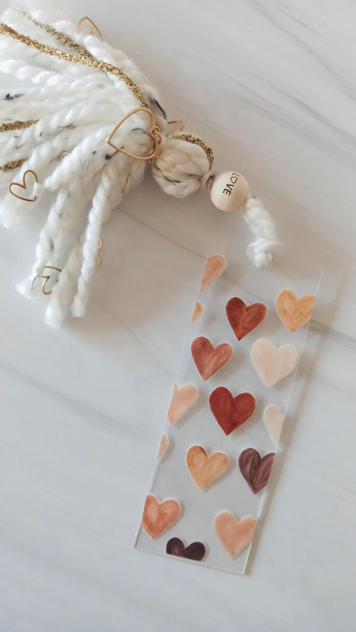 Shades of Love Acrylic Bookmarker