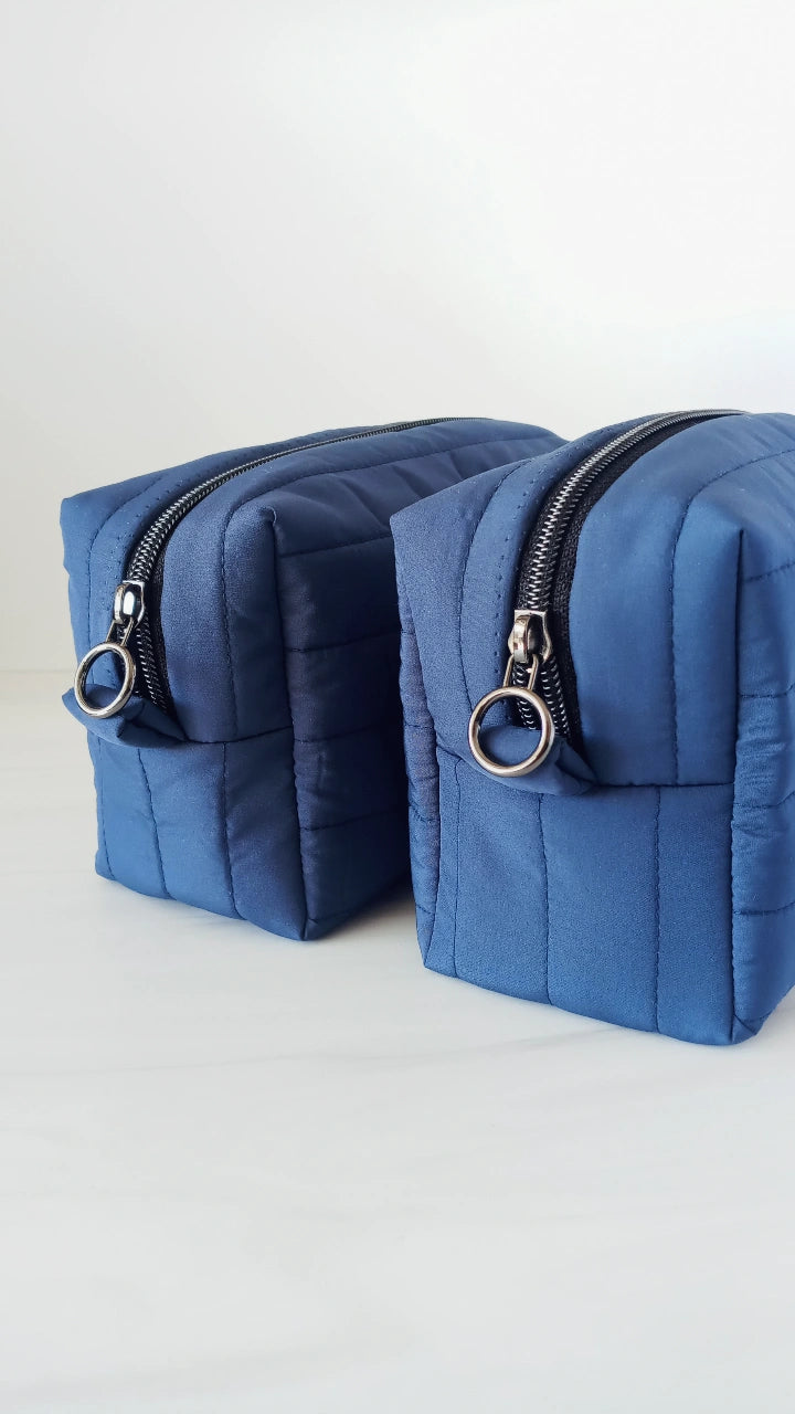Blueberry Puffy Bow Carry-All Bag