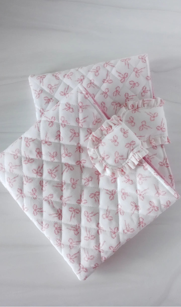 Pink Bows Booksleeve