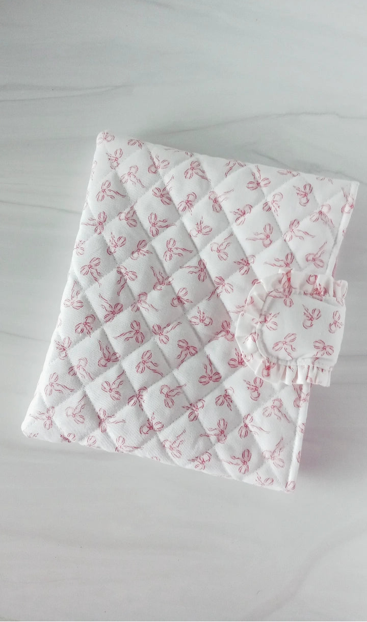 Pink Bows Booksleeve