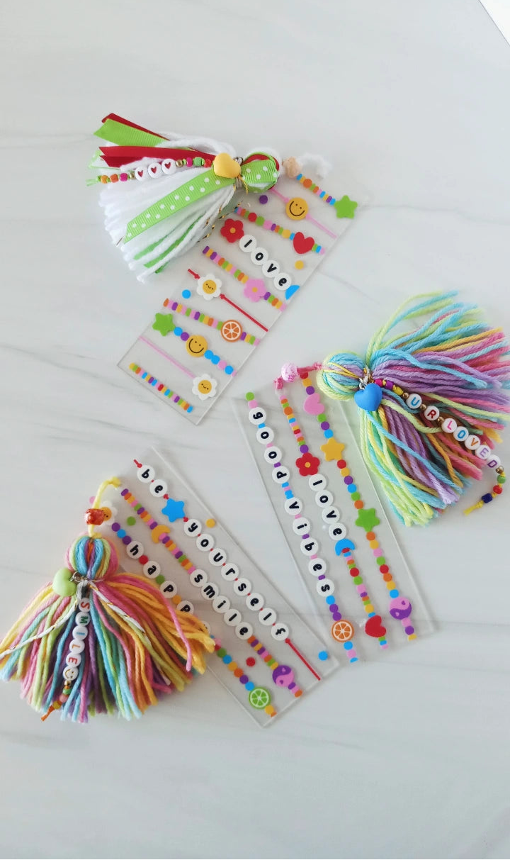 Friendship Bracelets Acrylic Bookmarker
