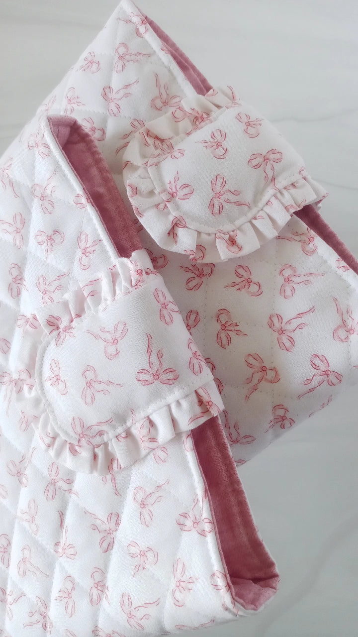 Pink Bows Booksleeve