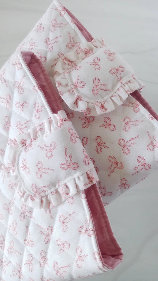 Pink Bows Booksleeve