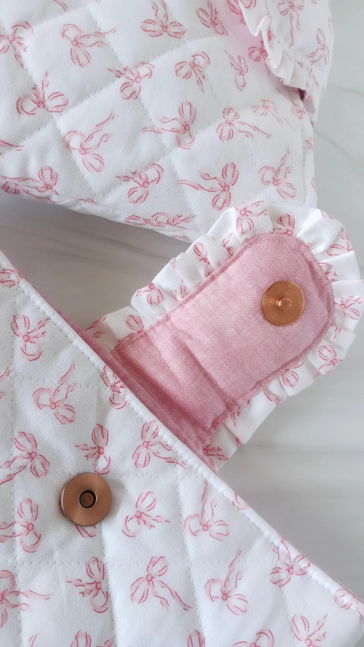 Pink Bows Booksleeve