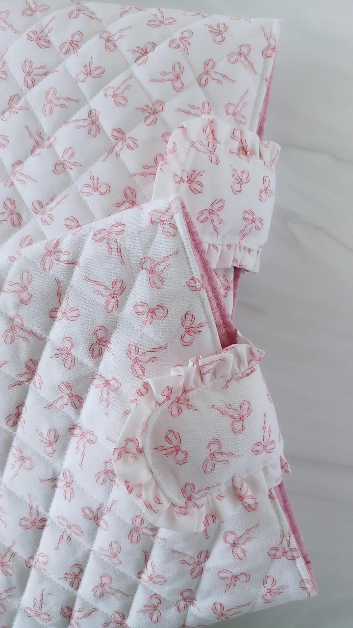 Pink Bows Booksleeve