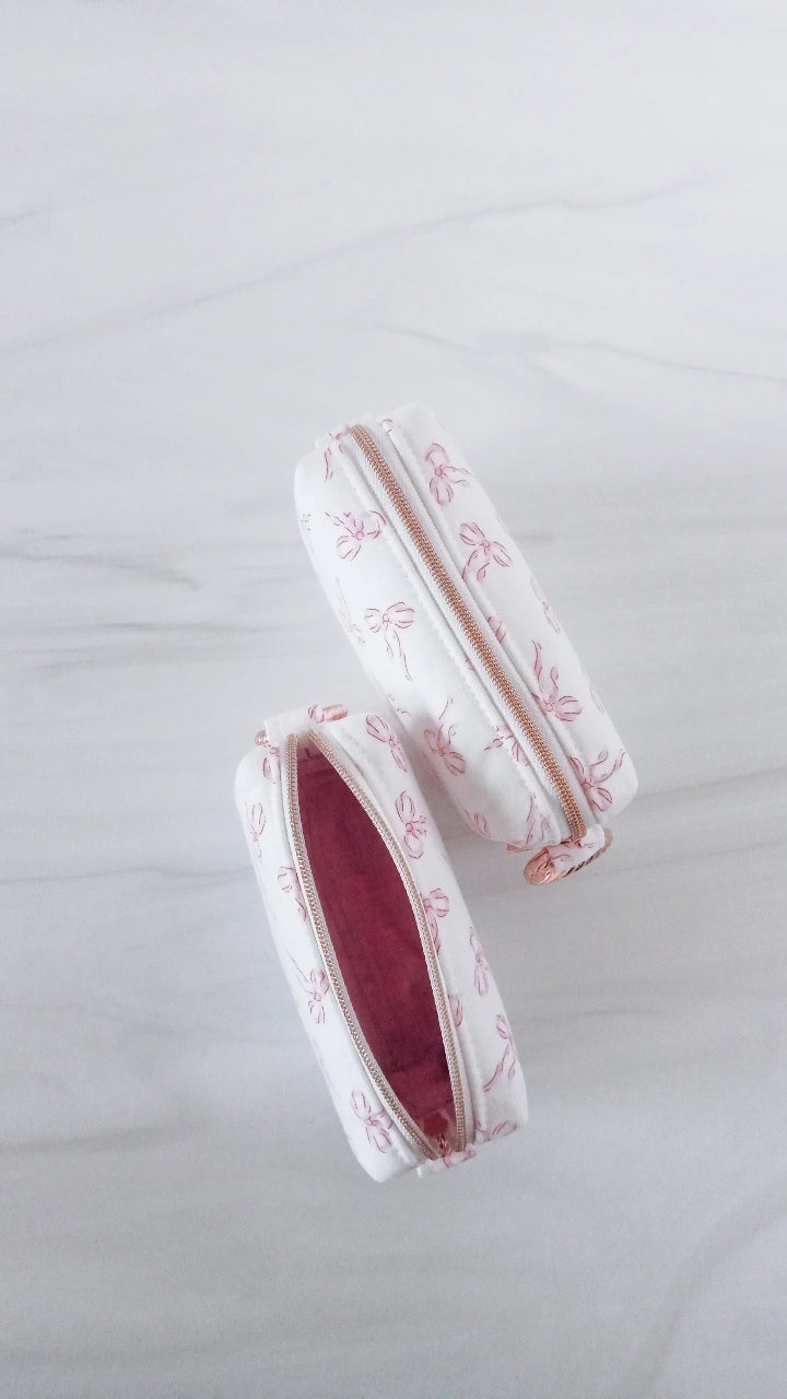 Pink Bows Mini Boxy Charm