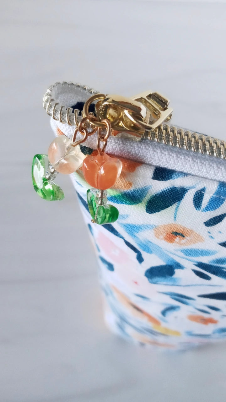 Blue Berry Floral 2 in 1 Stand Up Pouch