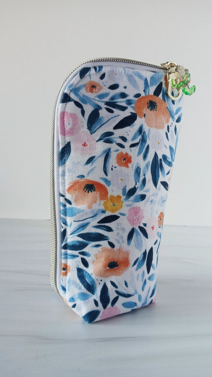 Blue Berry Floral 2 in 1 Stand Up Pouch