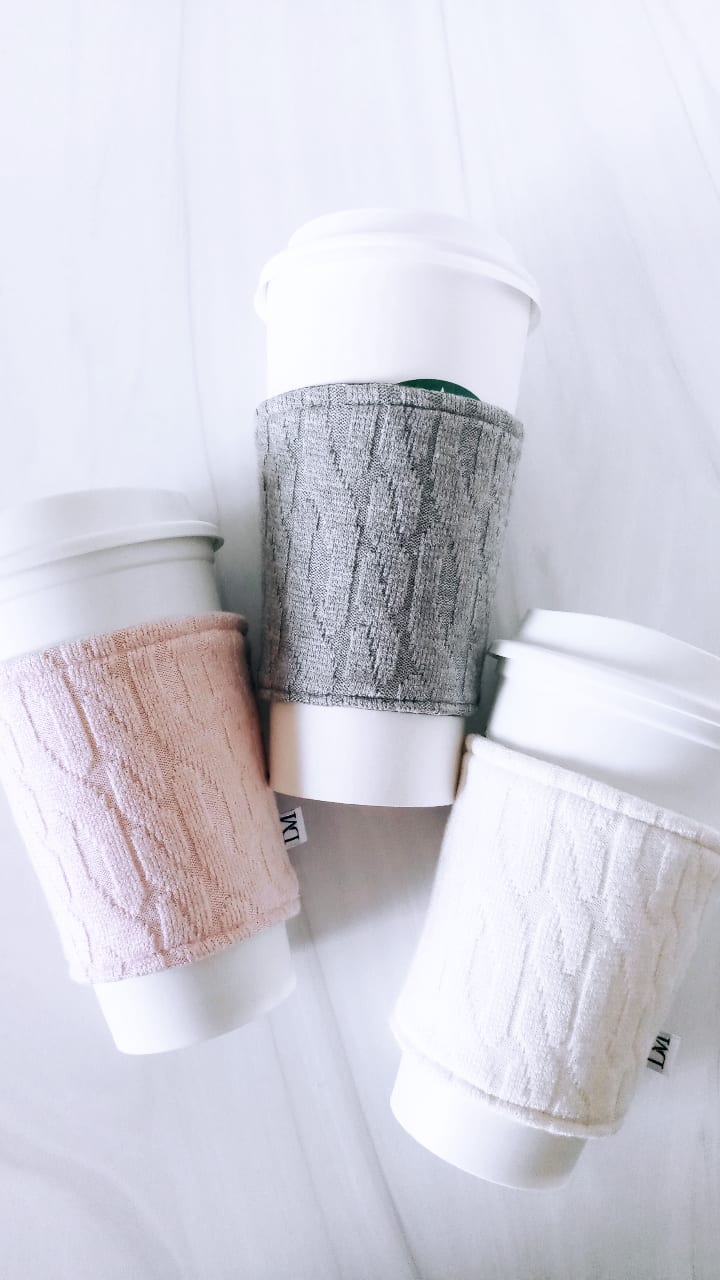 Cozy Knit Coffee Sleeve
