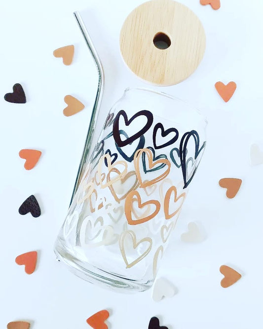 Shades of Love Glass Cup